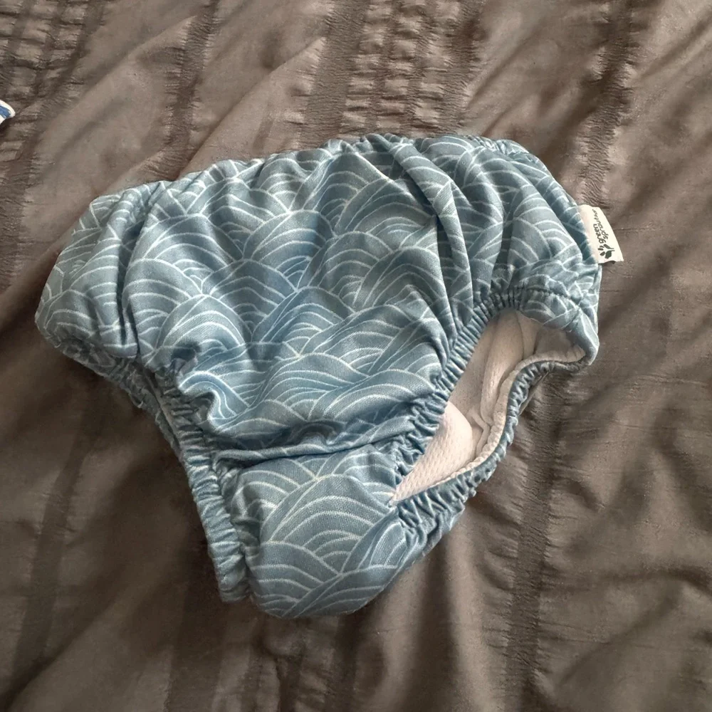 Green Sprouts Patterned Kids Swim Diaper